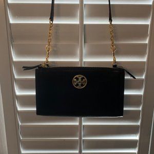 Black and Gold Tory Burch Crossbody Bag